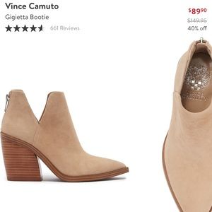 Vince Camuto gigietta booties